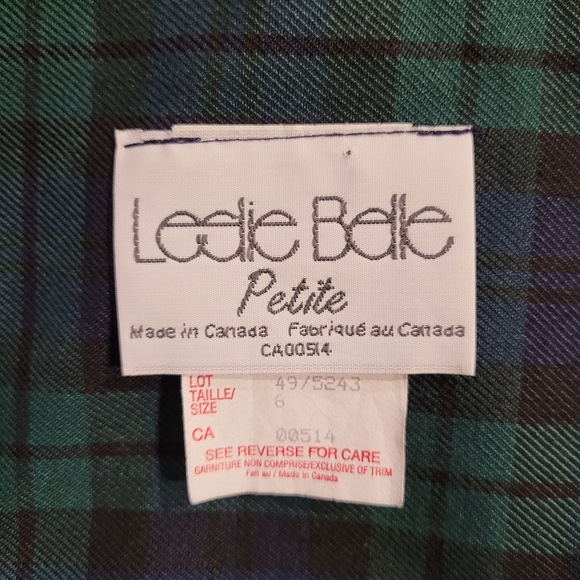 Vintage plaid Blazer and Skirt set - Picture 9 of 10